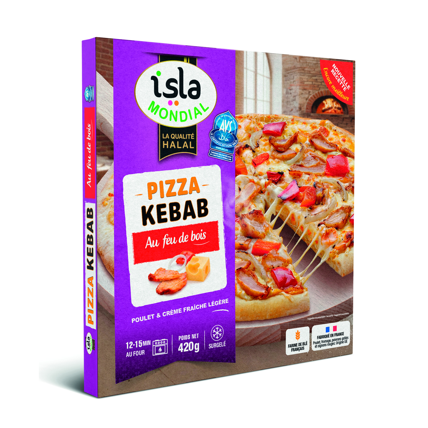 Pizza Kebab au feu de bois